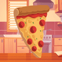 The Jumping Pizza Icon